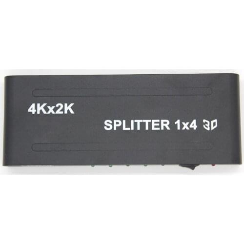 1x4 HDMI-compatible Splitter Ultra HD 4K/2K 1 in 4 outputs FullHD 3D 1080 for HDTV PS4 PS3 XboxOne 360 DVD Blu-ray DTS Digital