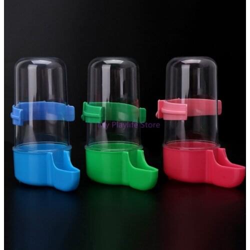 200ml Automatic Birds Feeder Drinker Poultry Waterer Drinking Feeding Containers Fodder Storage Water Cup For Pets Parrot C42
