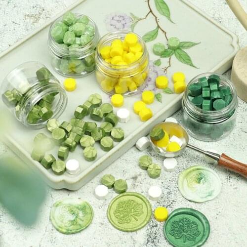 200pcs Seal Stamp Wax Colorful Beads Wax Seal Stamps Tablet for Envelope Wedding Party Invitation DIY Craft Making Tools