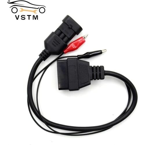 2021 NEW Cable Connector For Fiat 3pin Lancia FOR Alfa Romeo 3 pin OBD2 OBD 16 pin tool adapter cable with High Quality