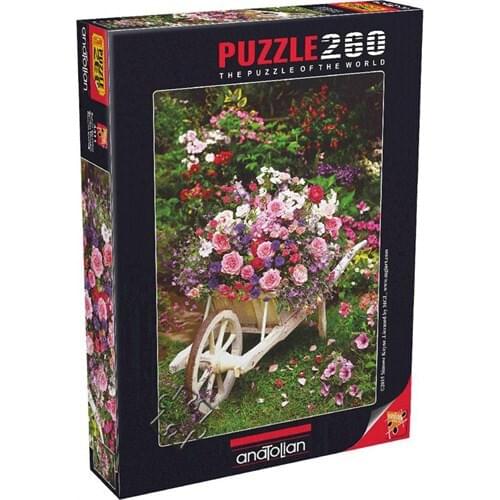 260 Pieces Anatolian Puzzle Bahçe Çiçekleri For Adult&Kids Toy Educational Entertainment Fun Enjoy Games Flower Jigsaw Happy