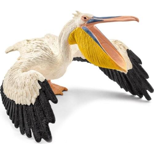 3.7 inch Wild Life Pelicanings Collectable Animal Toy Animal Model Action Toy Figures Learning Education Birds Gifts 14752