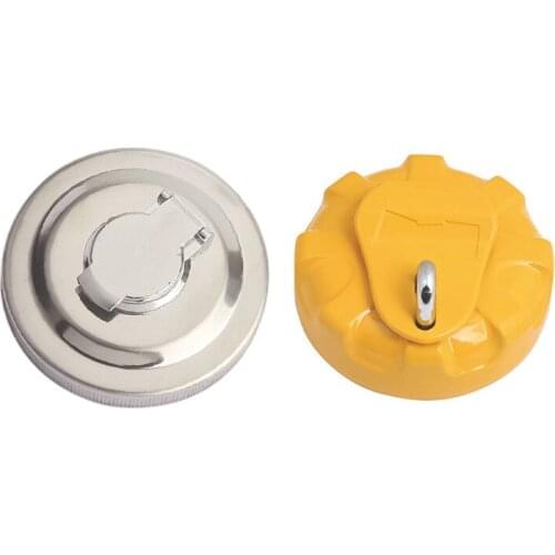 PC60/120/160/200/220/240 Excavator Accessories Stainless steel diesel fuel tank cap
