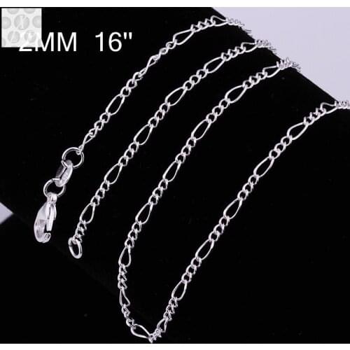 C013-16-18-20-22-24-26-28-30 Hot sale fashion different sizes N925 silver color snake chain Wholesale jewelry wholesale