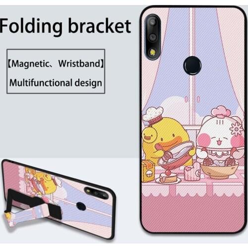 Magnetic Stand Phone Case For Asus Zenfone Max Pro M2 ZB631KL ZB633KL Luxury Silicone TPU Cover For Asus 5Z ZE620KL ZS620KL