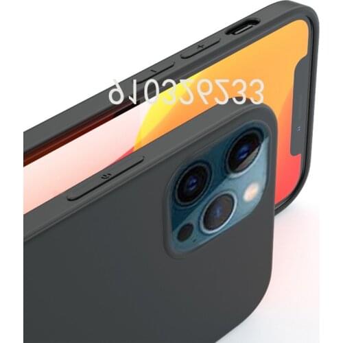 For IPhone 13 Case Ultra-thin Soft Silicone Matte Back Cover For Apple 13 Pro Min Funda Black телефонный чехол