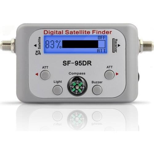 Digital SF-95DR Meter Satlink Receptor Satellite Finder TV Signal Receiver Sat Decoder Satfinder LCD Display