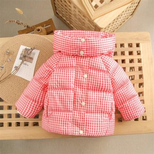 New Kids Girls Jacket Autumn Winter Warm Down Park For Girls Coat Baby Warm Hooded Printed Outerwear Coat Girls Clothing