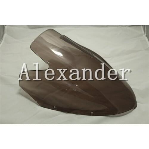 HotSale For Kawasaki NINJA 650 ER6F EX650R 2006 2007 2008 smoke Windshield WindScreen Double Bubble ER-6F EX 650R ER 06 07 08