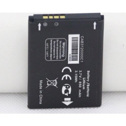 ISUNOO 5pcs/Lot 3.7V 850mah Lithium Replacement Battery for Alcatel CAB3120000C1 Internal Phone batteries