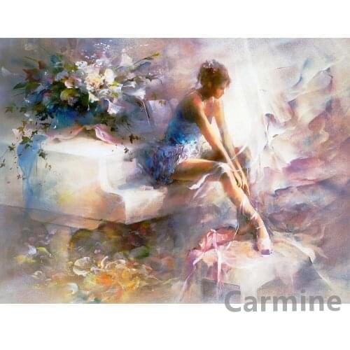 Girl New Arrival Portrait DIY 5D Diamond Painting Woman Rhinestone Picture Cross Stitch Full Round&square Drill Home Decoration