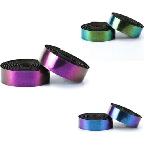 MOTSUV Bike Handlebar Tape with Bar Plugs Reflective High Viscosity Non-Slip Bicycle Bar Tape for MTB Road Bike
