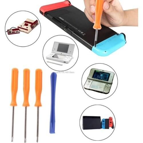Repair Tool Kit Precision Tri-Wing Cross Screwdriver Multitool Hand Prying Tools for Nintendo Switch NS Joy-con Game Controller