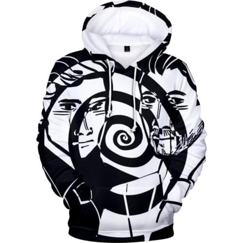 2021 New TV Unus Annus 3D Black And White Hoodies Sweatshirts Men Women Boys / Girls Streetwear Autumn Pullover Hoody Clothes