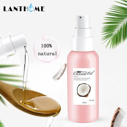 Organic Extra Virgin Coconut Oil Cold Pressed Coconut Oil for Skin Hair Care Makeup Remover Body Massage Relaxation Oil Control