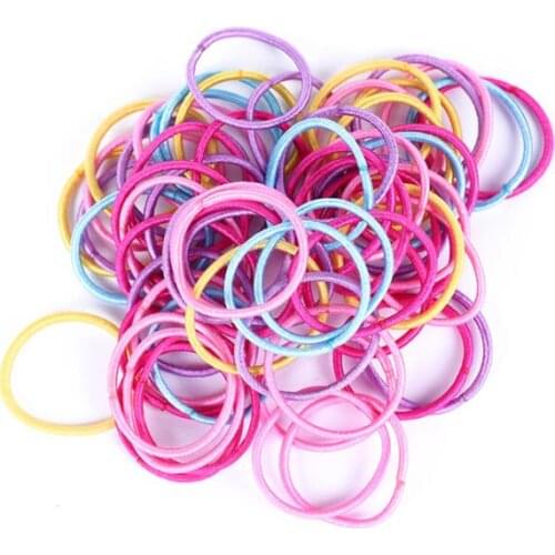 Hair band for kid s candy color hair tie with box kids s Ice cream color hairbands cute gum ladys cute accessories
