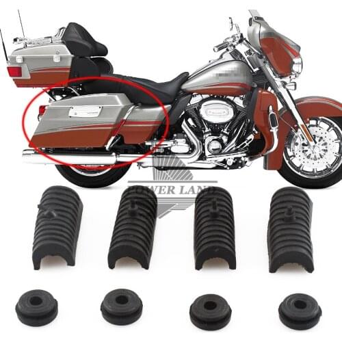 Rubber Grommet+Support Cushion Fit For Harley Davidson Road King Hard Saddlebag Custom NEW Free Shipping