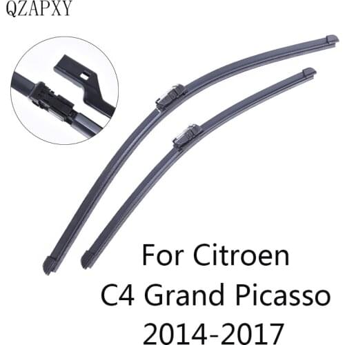 QZAPXY Car Wiper Blades forCitroen C4 Grand Picasso Second Generation32"&30"2014 2015 2016 2017Car Accessories Windshield Wipers