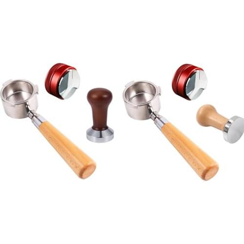 SHGO HOT-51MM Portafilter Professional Espresso Coffee Machine for Delonghi EC680/EC685 with 2 Pcs 51MM Coffee Tamper