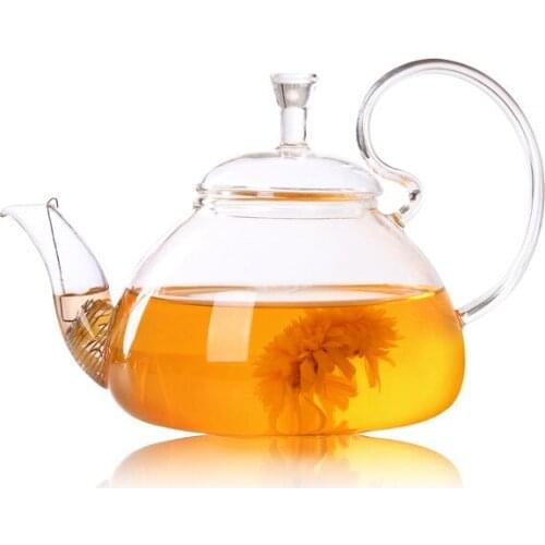 1PC New Practical Heat Resistant Bottle Cup Glass Teapot Tea Leaf Herbal Coffee Pot 250ml 400ml Tea Cozies J1011