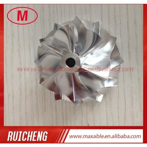 TD05H 20G 52.56/68.01mm 6+6 blades 49179-43400 performance desgin Turbo Billet /milling/aluminum 2618 compressor wheel
