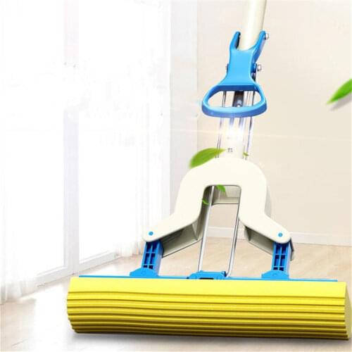 Glue Cotton Mop Sponge Mop Twist The Water Mop Microfibre Nozzle Flat Rotated Spray Self-squeezing without hand washing