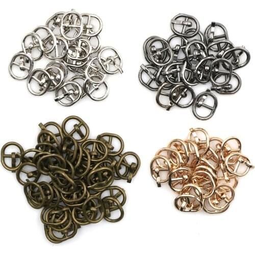 10PCS Mini Ultra-small Buckle Belt Buckle Doll Bag Buckle 5.5MM DIY Doll Buckle Shoes Accessories Size 5.5MM