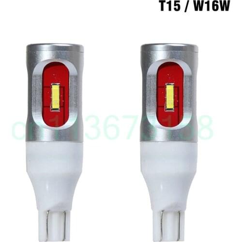 2 X Car premium T15 LED 6000k White 12V 24V CANBUS Error Free 912 W16W LED Bulbs Car reverse lamp Turn Signal Brake Lamp