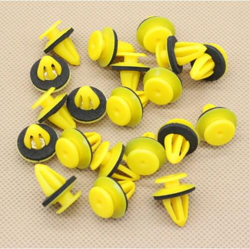 20pcs Nylon Pillar Trim Clips Nylon Fastener Screws Clamp for Land Rover DYC500020