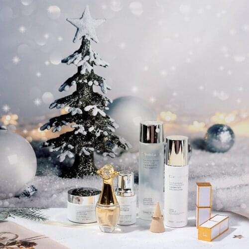 3D Christmas Background Paper Double-Sided Board Wood Grain Texture Photo Studio Shooting Props for Food Drink Cosmetic Jewelry