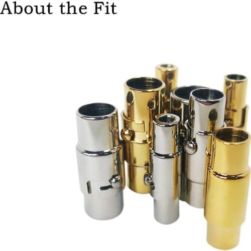 About the Fit 2-6mm 100 Sets 316L Stainless Steel Clasps Buckles Connectors Necklace Bracelet Crafting Findings Hooks Wholesale