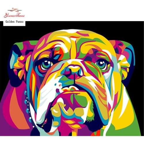 Diamond Painting Full Square 5D Diy Daimond Embroidery Diamant Mosaic Sale Displasy Broderie Diamant Dog Animal Pictures 02