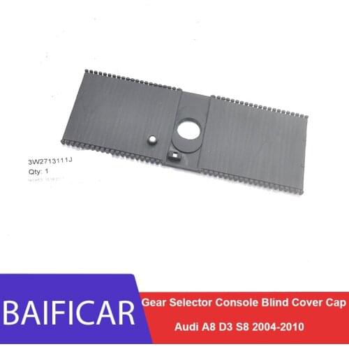 Baificar Brand New RHD / LHD Gear Selector Console Blind Cover Cap AT Gearbox Shifter Cover For Audi A8 D3 S8 2004-2010