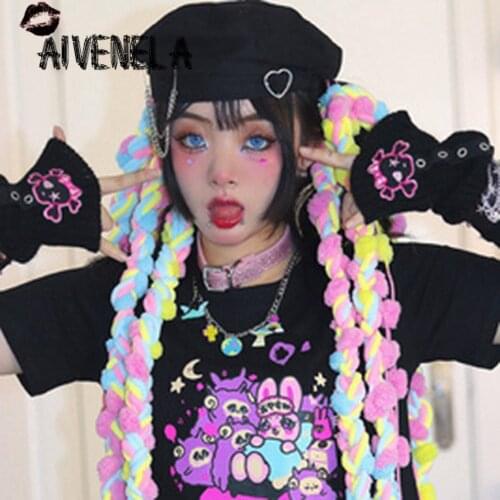 Harajuku Gothic Berets Hat Heart Chain Punk Girls Female Streetwear Boina Feminina Береты AFC1159