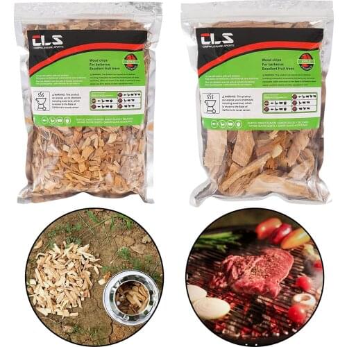 Pure Apple Wood Chips for Smoker Grills Bake Roast BBQ Smoke Gun Wood Chunks