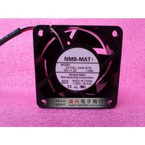 For nmb 6038 2415kl-04w-b79 12v 1.50a6cm cooling fan 60 38mm