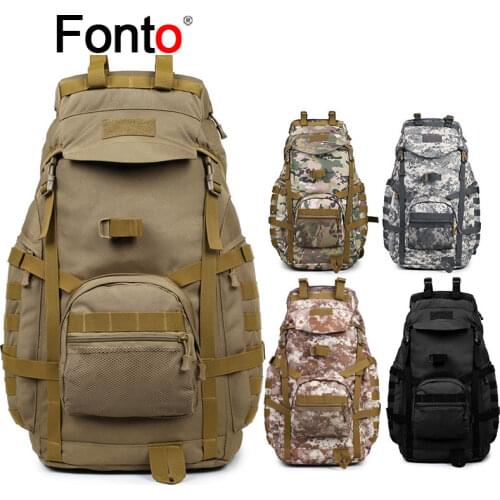 Fengtu 60L Climbing Camping Backpack Tactical Bag Military Army Rucksack Bags Outdoor Large Waterproof Travel Hiking Backpacks