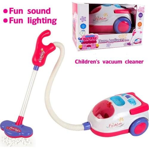 Girls Play House Toys Simulation Children With Vacuum Cleaner Tool Hygiene Appliances Cleaners Furniture Play Educational toys
