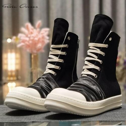 Rric Owens Original Men Shoes Womens Sneakers Mens Sneakers Shoes Streetwear Hip Hop Men Shoe Mens Casual Shoes Canvas Boots
