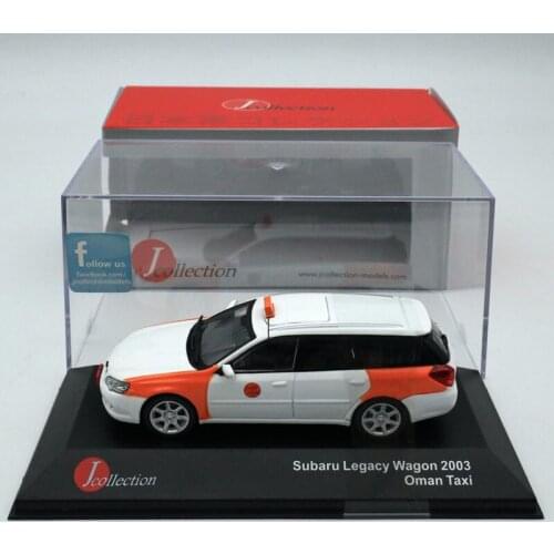 Diecast 1:43 Scale Subaru Legacy 2003 Taxi Fine Alloy Toy Car Model Collection Decoration Gift Display Hot Toys