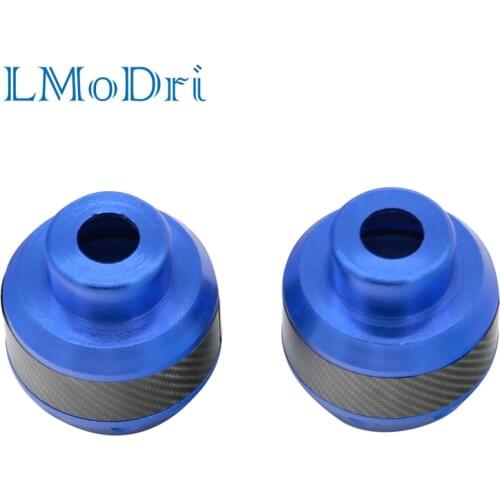 LMoDri Universal CNC Aluminum Alloy Motorcycle Drop Resistance Shock Absorber Cup Fall Protect Brake Cover Styling For Harley