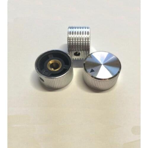 25mm * 15mm copper core 6.4mm Aluminum Alloy Pineapple Grain Sound Power Amplifier Potentiometer Metal Knob Cap