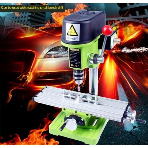 Mini precision multifunctional milling machine drilling machine bench vise table