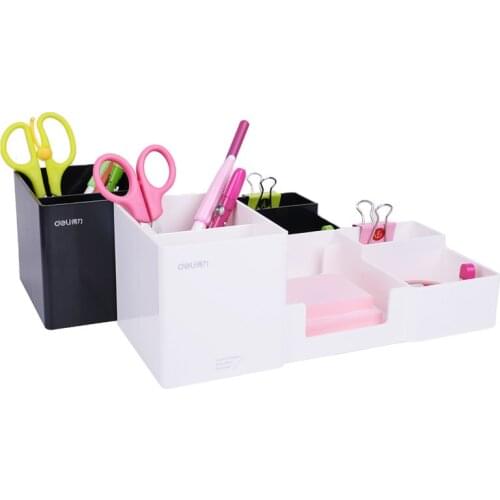 9118 Multifunctional Penholder Desktop Receiving Box Plastic Receiving Simple Office Supplies stationery organizer