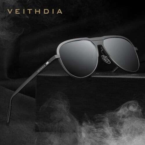 VEITHDIA Sunglasses Pilot Men Brand Driving Fashion Polarized UV400 Lens Unisex Vintage Eyewear Male Sun Glasses For Women 6880