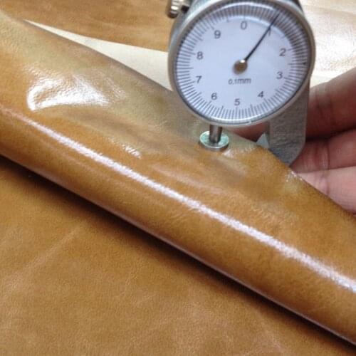 Custom Brown Oiled Retro Genuine Goat Leather Fabric Piece for shoes/purse/tote,Free Shipping