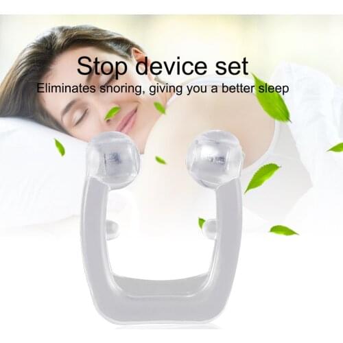 Suitable Portable Soft Health Silicone Anti Snoring Relieve Nasal Congestion Snoring Devices Ventilation Anti-snoring Nose Clip