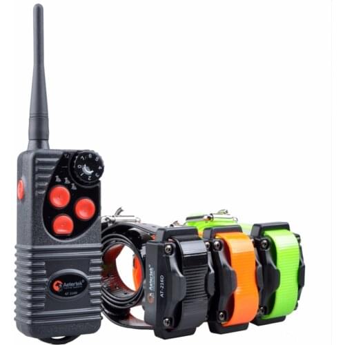 Aetertek Upgrade AT-216D-3 600 Yard Professional Rechargeable Waterproof Remote Dog Training 7 Levels Shock Collar Beep Vibrate