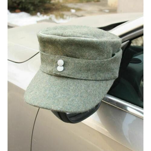 SIZE L WWII GERMAN WH OFFICER M43 PANZER WOOL FIELD CAP OUTDOORS MILITARY HAT armyshop2008
