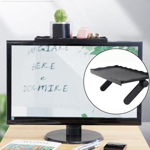 Adjustable Screen Top Shelf Display Shelf Computer Monitor Riser Desktop Stand TV Rack Storage Desk